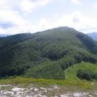 Panorama dal Carevolo verso il Pian del Lupo e la Sella del cantone (a sx)