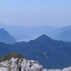 In lontananza il lago d'Iseo