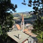 La vista sulla citt&agrave; dal sentiero