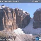 22 agosto 2007 ancora neve in forcella Pordoi