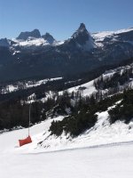 Forcella Rossa fine terzo muro verso Croda da Lago 2.jpg