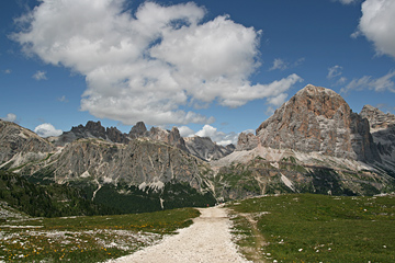 panorama sulle tofane