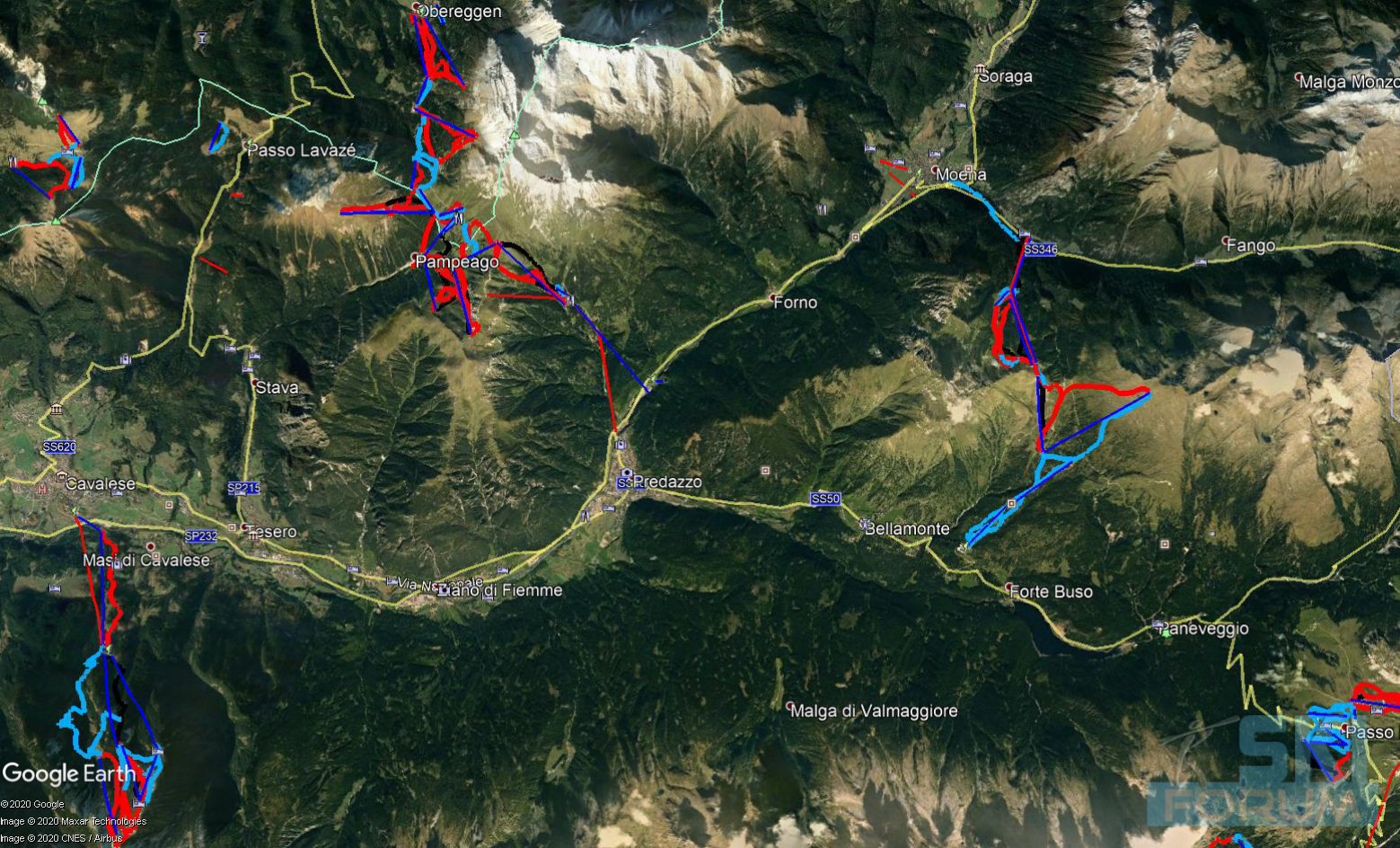 Skiarea della Val di Fiemme/Obereggen
