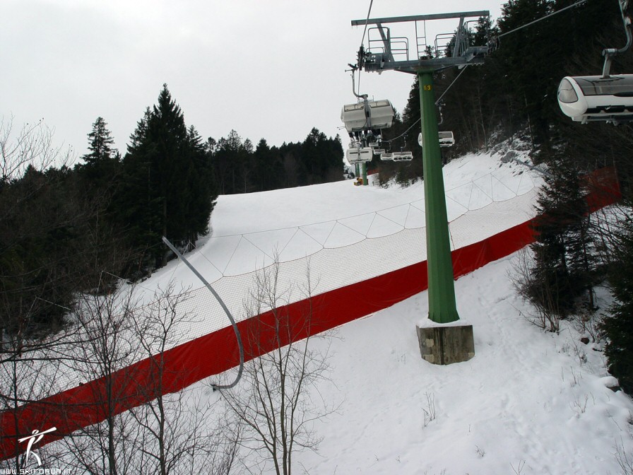 incrocio con la pista La Rocca