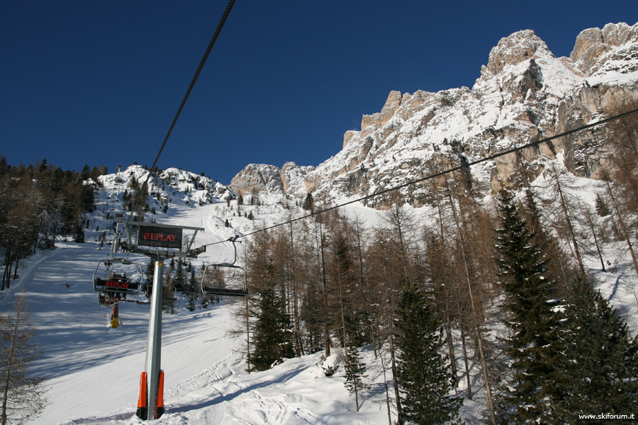 foto seggiovia Piè Tofana