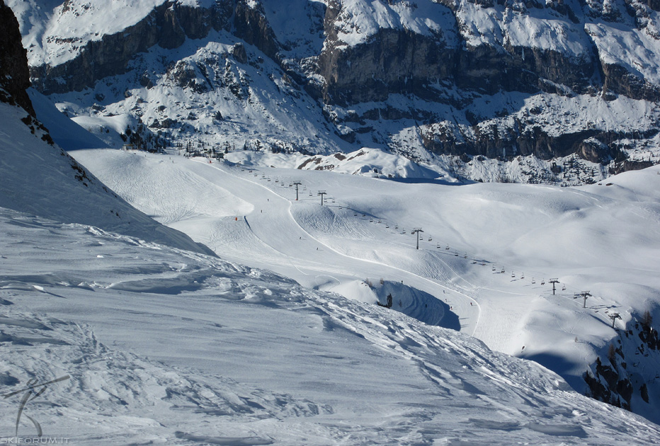 panoramica sulla seggiovia Mesola