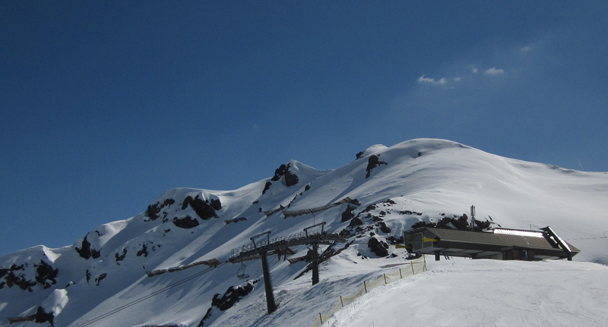 stazione di arrivo seggiovia