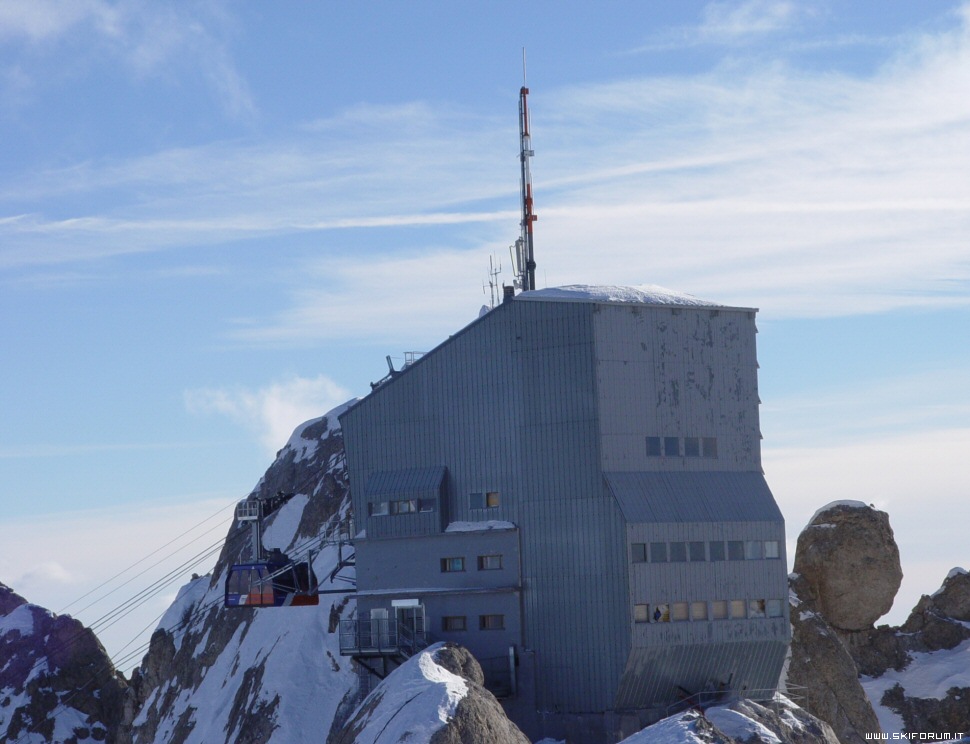 foto stazione punta rocca in Marmolada