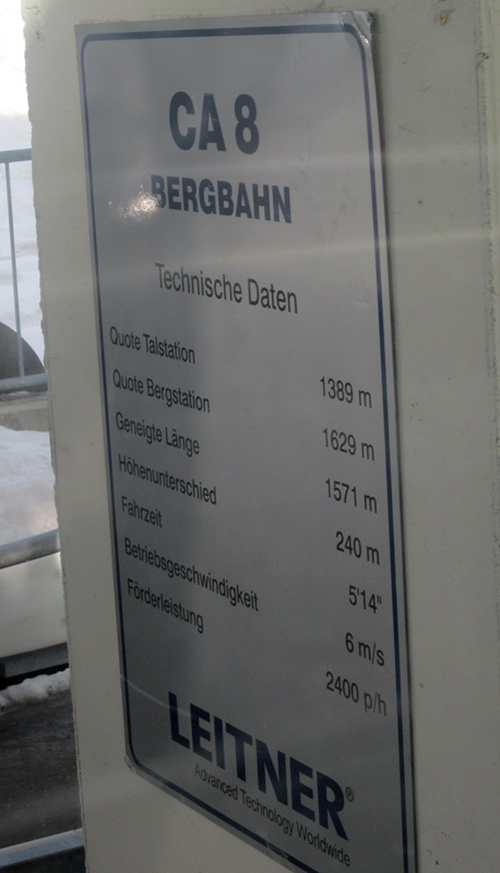 foto cartello dati tecnici