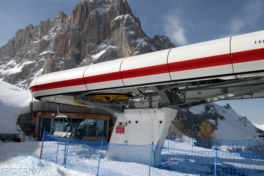 stazione di arrivo seggiovia