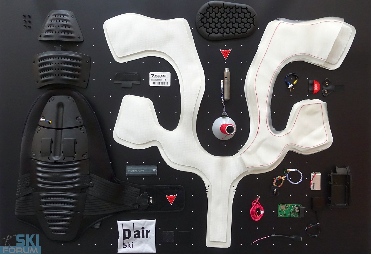 D-Air di Dainese (airbag for skiers)