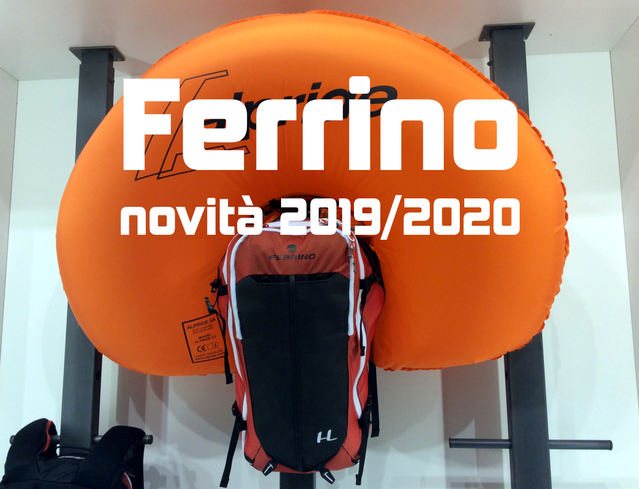 Novità Ferrino 2019/20: zaino Full Safe ad azionamento elettro-meccanico