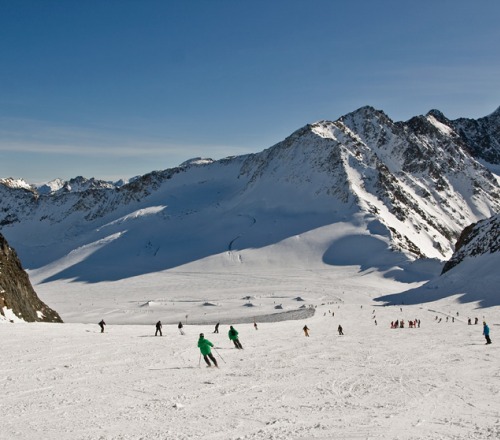 Ghiacciaio della Pitztal e comprensorio per le famiglie di Rifflsee