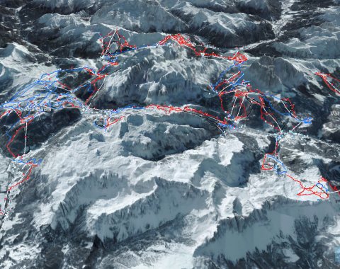 Skimap 3D Dolomiti Superski