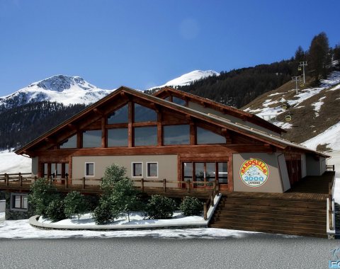 Rendering stazione a valle