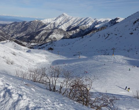 Parte alta pista Pian del Leone