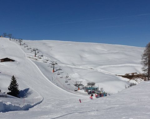 Linea impianto Bamby (vecchia seggiovia quadriposto)