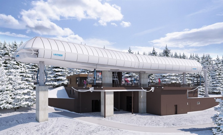 Stazione intermedia cabinovia Son dei Prade-Bai de Dones