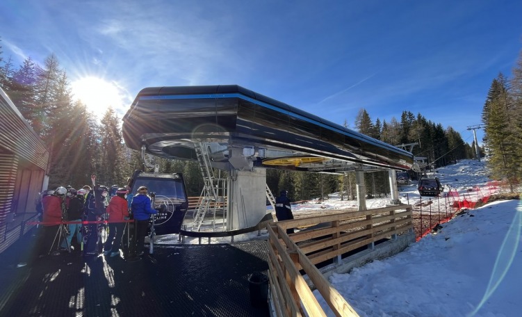 Stazione lato Son dei Prade (Tofane)