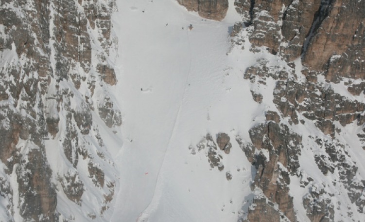 anteprima Pista Forcella Rossa di Cortina d'Ampezzo, sciare nelle Dolomiti