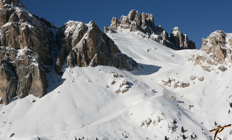 anteprima Pista Lagazuoi, nel cuore storico delle Dolomiti - Passo Falzarego