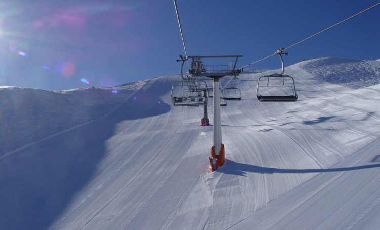 anteprima Canalone Franchetti, pista nera del Tondi - Faloria di Cortina d'Ampezzo