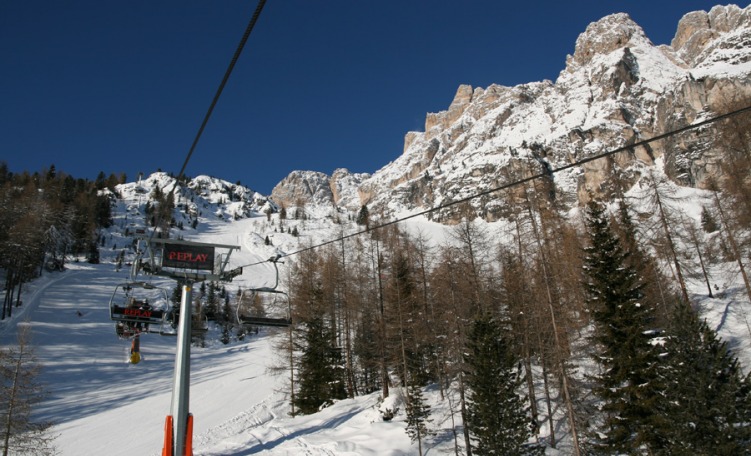 anteprima Seggiovia Col Druscie' - Duca d'Aosta (seggiovia Pie' Tofana) | Dolomiti Superski
