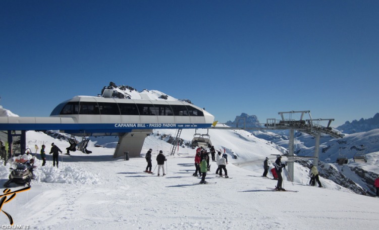 anteprima Seggiovia Padon 2, collegamento tra Malga Ciapela e Arabba via Passo Padon