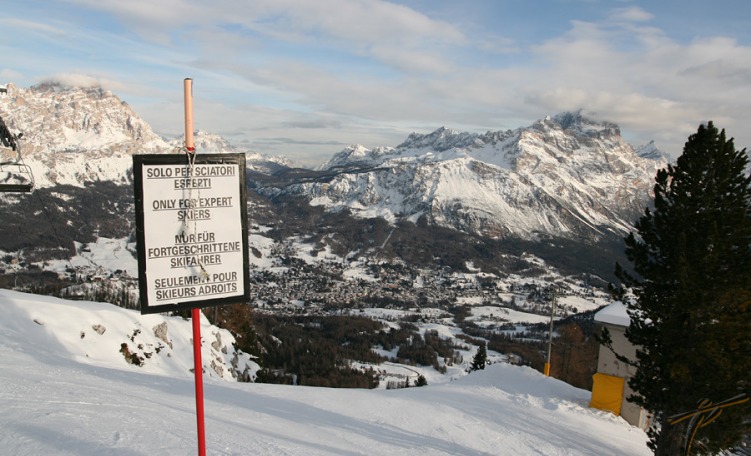 anteprima Pista Labirinti di Cortina d'Ampezzo