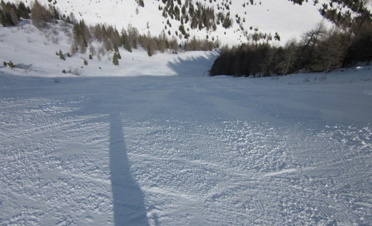 anteprima Pista Jöchl, pista nera ed impegnativa del comprensorio di Jochtal