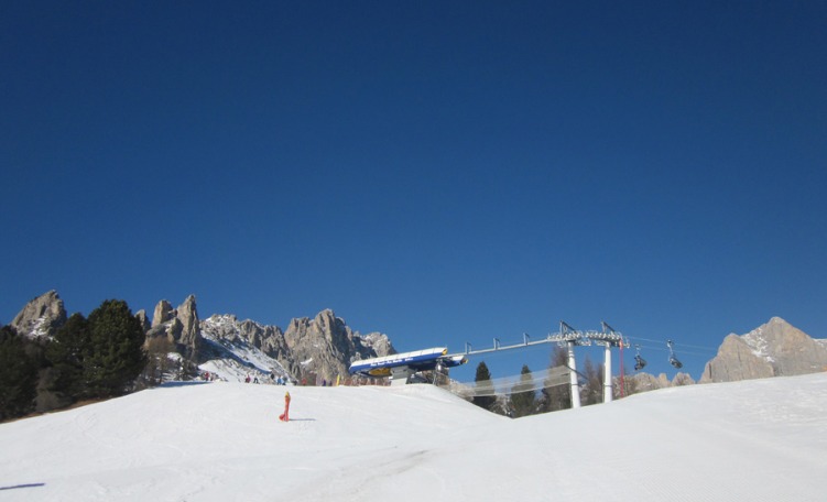 anteprima Seggiovia SA4 Pian Pecei - PrÃ  Martin, comprensorio del Catinaccio - Rosengarten