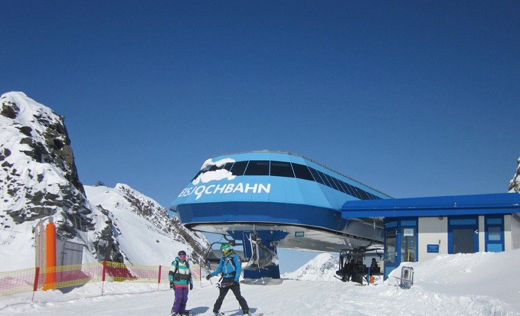 anteprima Recensione seggiovia Eisjoch del comprensorio del ghiacciaio di Stubai in Tirolo, Austria