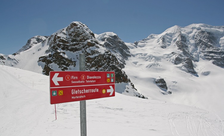 Discesa Morteratsch