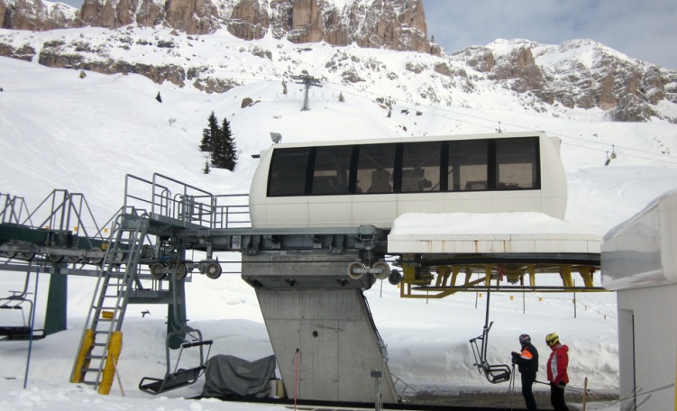 anteprima Recensione e foto della seggiovia triposto Saletei - Passo Pordoi