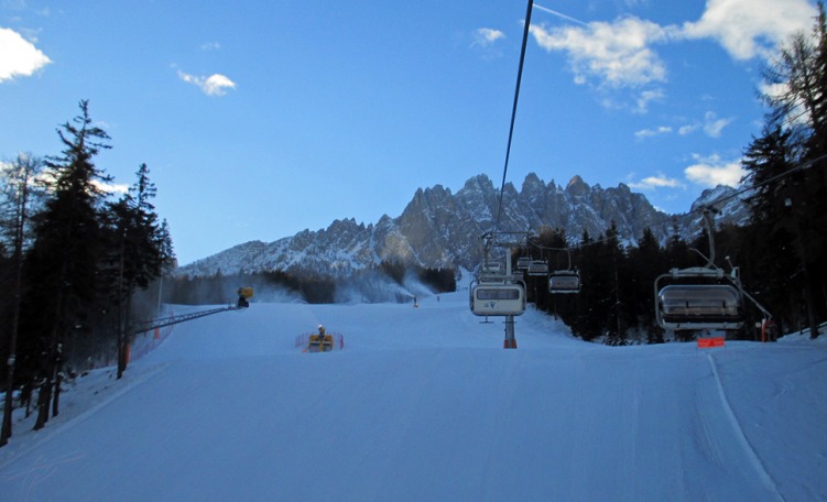 In seggiovia
