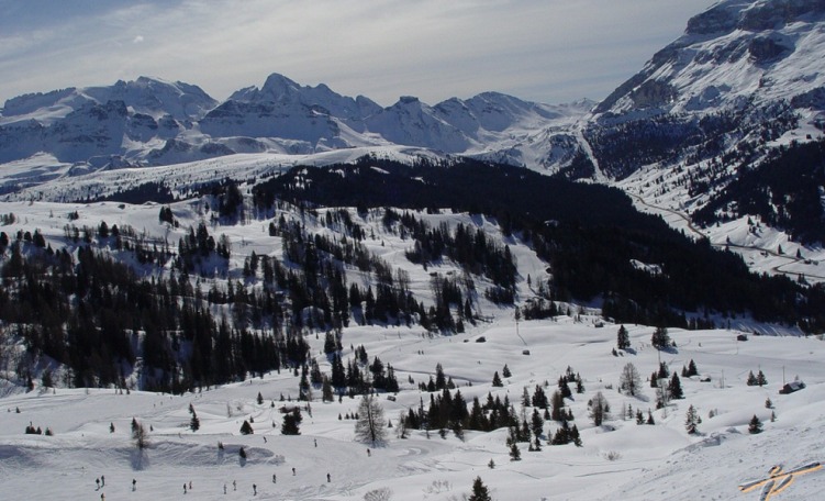 Sciare a Corvara in Badia