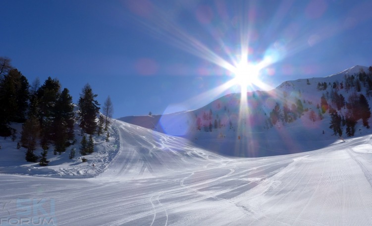 anteprima Pista rossa Fiamme Oro 2 di Moena, comprensorio dell'Alpe Lusia - Bellamonte