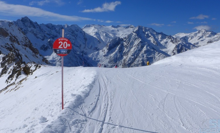 anteprima Recensione della pista rossa "Alpino" di Passo Tonale - Adamello Ski