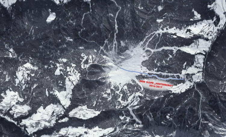 Tracciato nuova pista Hinterberg
