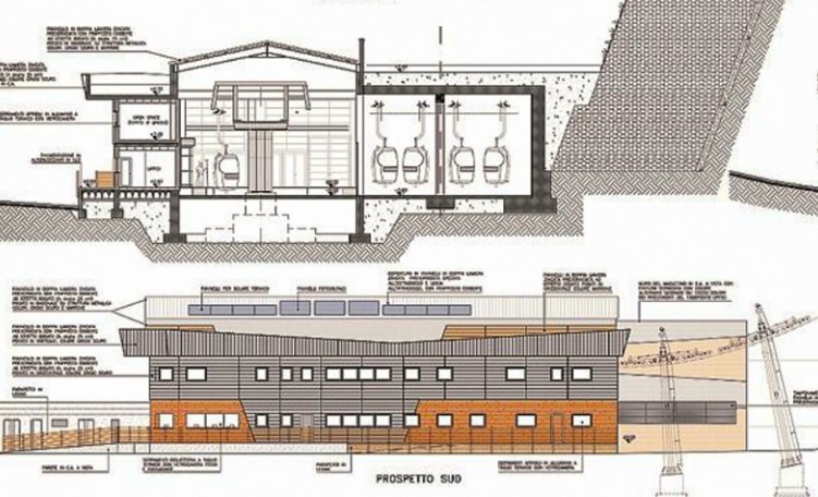 Stazione a valle in zona Valgussera