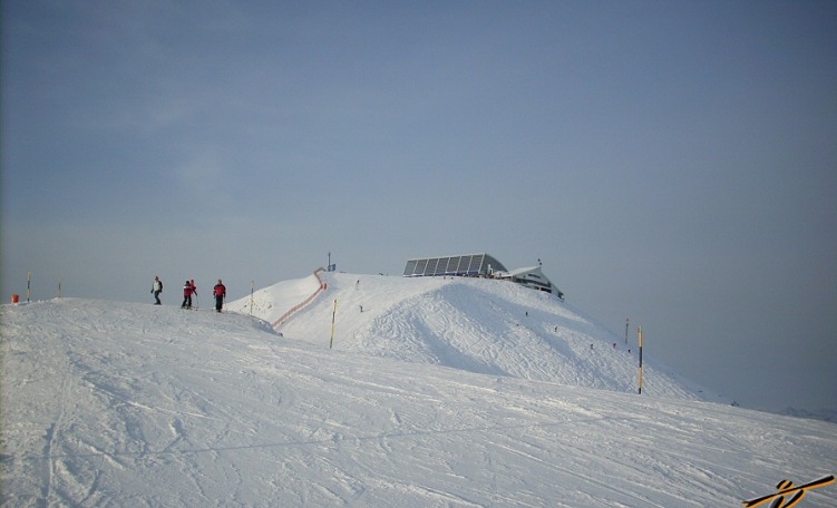 anteprima Pista Olympia di Axamer Lizum, sciare in Austria