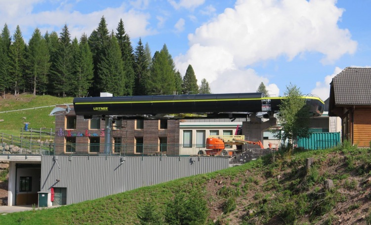 Lavori stazione a valle Castelir - Bellamonte