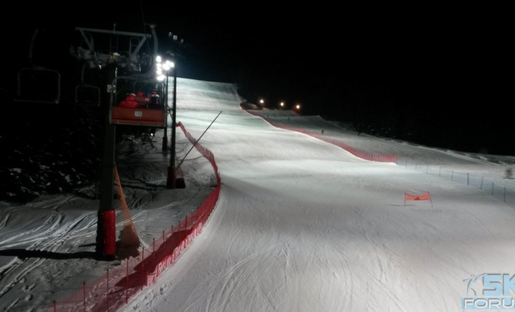 Pista Aloch in Notturna