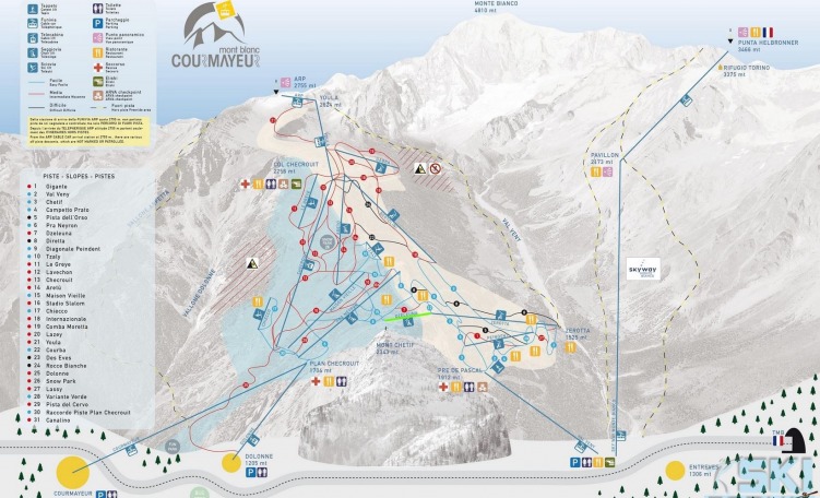 Skimap Courmayeur