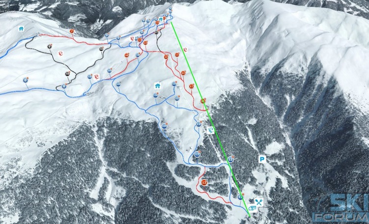 Linea cabinovia Monte Fana