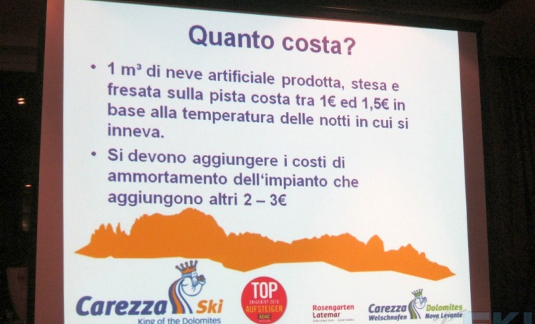 Quanto costa la neve programmata