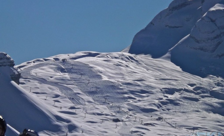 Panorama sulle seggiovie Grostè
