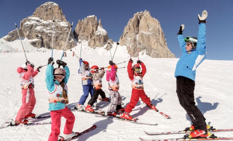 Sciare con la famiglia