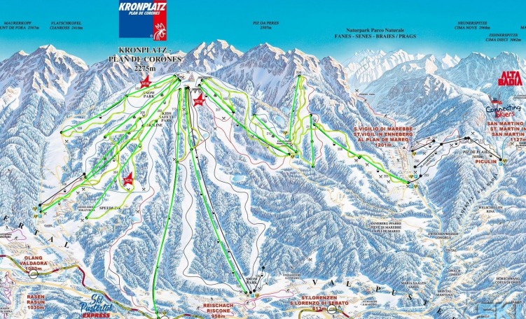 Skimap Kronplatz 26 nov 2016