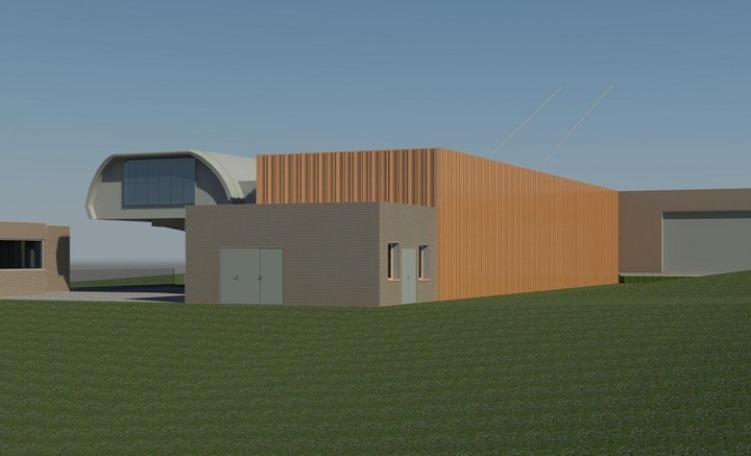 Stazione di valle rendering